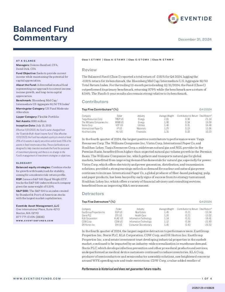 Quarterly Commentary (12/31/2024)