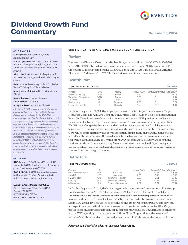 Quarterly Commentary (12/31/2024)