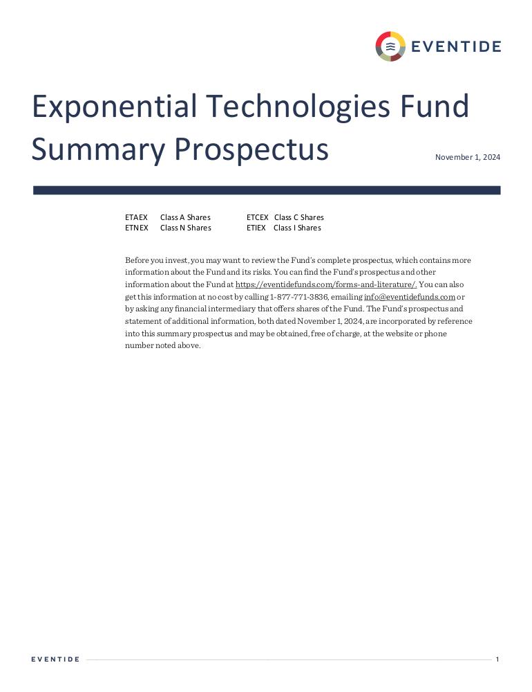 Summary Prospectus (11/1/2024)