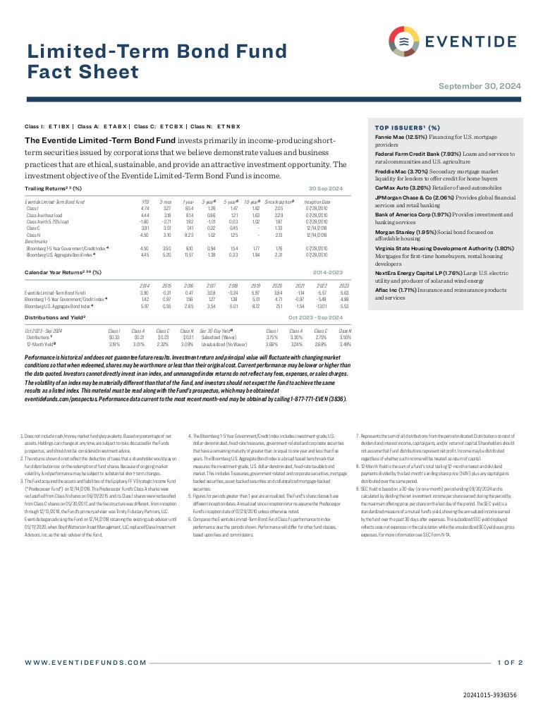 Quarterly Fact Sheet (9/30/2024)